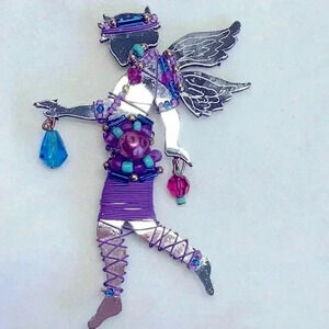 Liztech 1989 Woodland Sprite Purple and Silver